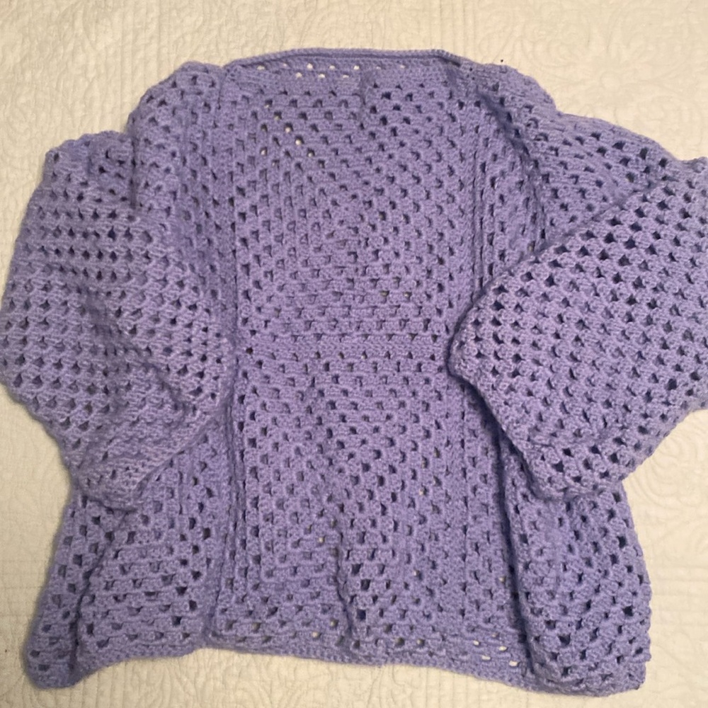 Hand Crocheted Sweater